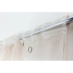 RIDEAUDISCOUNT Voilage Grande Largeur 280 X 280 Cm à Galon Fronceur Grande Hauteur Effet Froissé Ecru - Ecru 9 RIDEAUDISCOUNT Voilage Grande Largeur 280 X 280 Cm à Galon Fronceur Grande Hauteur Effet Froissé Ecru - Ecru -Rideau et tringle Soldes 2024 10325629 5