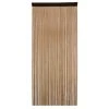 MOREL - Rideau De Porte Multifils - 90x240 Cm - Chocolat