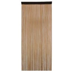 MOREL - Rideau De Porte Multifils - 90x240 Cm - Chocolat