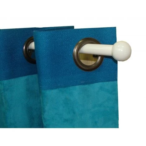 SECODIR Kit Tringle Extensible ø 16/19 Mm Harold 165-310cm - Blanc Laque 2 SECODIR Kit Tringle Extensible ø 16/19 Mm Harold 165-310cm - Blanc Laque – Image 2