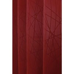 RIDEAUDISCOUNT Rideau Obscurcissant à Oeillets 135 X 250 Cm Estampillé Motif Contemporain Rouge - Rouge -Rideau et tringle Soldes 2024 11024703 3