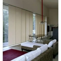 SECODIR Panneaux Japonais Textile Prêts à L'emploi 60 X 245 Cm Naturel - Panneau Naturel 36