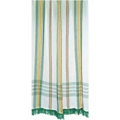 POYET MOTTE Rideau Marseillais Tissé Vert 225 X 140 Cm