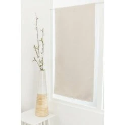 RIDEAUDISCOUNT Vitrage Occultant 45 X 90 Cm Passe Tringle Petite Largeur Uni Protège De La Lumière Ecru - Ecru 7 RIDEAUDISCOUNT Vitrage Occultant 45 X 90 Cm Passe Tringle Petite Largeur Uni Protège De La Lumière Ecru - Ecru -Rideau et tringle Soldes 2024 11609978 3