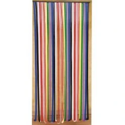 CONFORTEX Rideau De Porte Lanières Plastique Multicolore - Multicolore