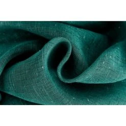 RIDEAUDISCOUNT Voilage Effet Lin Grande Hauteur à Oeillets 140 X 280 Cm Uni Vert Sauge - Vert -Rideau et tringle Soldes 2024 11746501 4