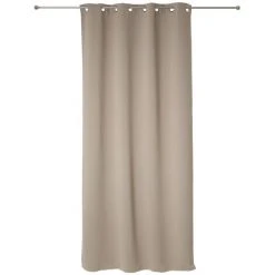 ATMOSPHERA, CRÉATEUR D'INTÉRIEUR Lot De 2 Rideaux Occultant Lin à Oeillets 135 X 240 Cm - Lin