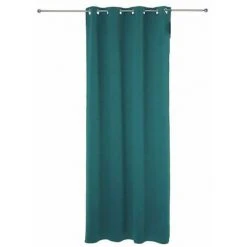 ATMOSPHERA, CRÉATEUR D'INTÉRIEUR Lot De 2 Rideaux Occultant Orage à Oeillets 135 X 240 Cm - Bleu