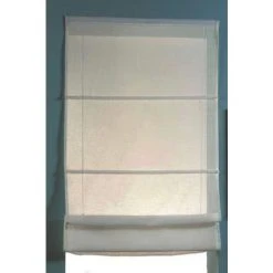 HOMEMAISON Store Bateau En étamine Blanc Blanc 45 X 180cm - Blanc