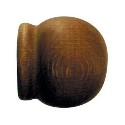 MOBOIS - Embout Anglais D: 35 Mm Noyer - Lot De 2