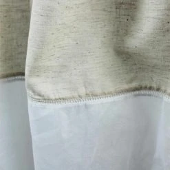 THEDECOFACTORY QUATRAIN - Rideau En Coton à Nouettes Blanc Et Naturel 150x250 - Beige 5 THEDECOFACTORY QUATRAIN - Rideau En Coton à Nouettes Blanc Et Naturel 150x250 - Beige -Rideau et tringle Soldes 2024 13247521 3