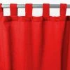 THEDECOFACTORY JAZZ - <p>Rideau 100% Coton à Pattes Rouge 150x250 - Rouge