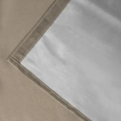 IDMARKET Lot De 2 Rideaux Thermiques Taupe 135x240 Cm - Taupe -Rideau et tringle Soldes 2024 15816877 4