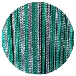 LA TENDA Rideau De Porte En PVC Vert Rimini 100x230 Cm Vert - Vert