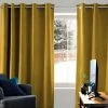 THEDECOFACTORY THERMIQUE - <p>Rideau Thermique Jaune 140x250 - Jaune