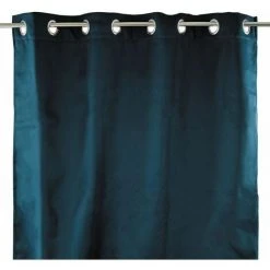THEDECOFACTORY THERMIQUE - <p>Rideau Thermique Bleu 140x250 - Bleu -Rideau et tringle Soldes 2024 16741346 3
