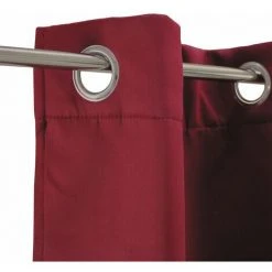 THEDECOFACTORY THERMIQUE - <p>Rideau Thermique Rouge Bourgogne 140x250 - Rouge Bourgogne -Rideau et tringle Soldes 2024 16741347 4