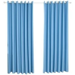 ASUPERMALL Rideaux Occultants, Isolation Thermique, 39" X 51", Bleu Marin