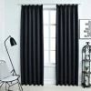 Rideaux Occultants Avec Crochets 2 Pcs Anthracite 140x175 Cm VidaXL