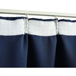 Rideau Occultant Avec Crochets Bleu 290x245 Cm VidaXL 8 Rideau Occultant Avec Crochets Bleu 290x245 Cm VidaXL -Rideau et tringle Soldes 2024 16904121 4