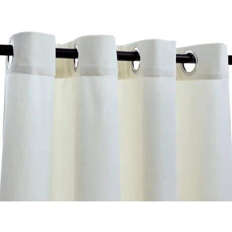 Rideaux Occultants Avec Anneaux 2 Pcs Velours Crème 140x175 Cm VidaXL 3 Rideaux Occultants Avec Anneaux 2 Pcs Velours Crème 140x175 Cm VidaXL – Image 3