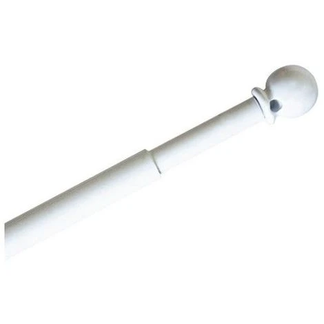SECODIR Tringle Boule Extensible ø8 Mm 30-50 Cm - Blanc 1 SECODIR Tringle Boule Extensible ø8 Mm 30-50 Cm - Blanc