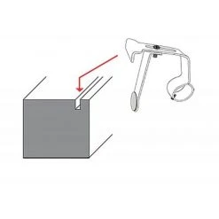SECODIR 1 Support De Tringle à Rideaux Ø25 à 28 Mm Sans Perçage Pour Coffret Volet Roulant - Blanc -Rideau et tringle Soldes 2024 17007542 3
