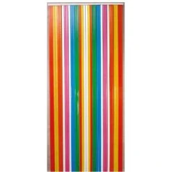 Rideau De Porte à Lanière Antilles Multicolore 120 X 220 - MOREL