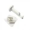 SECODIR 1 Support Simple Pour Tringle A Rideau Ø20 Métal - Blanche