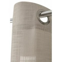 RIDEAUDISCOUNT Rideau Tamisant 140 X 280 Cm à Oeillets Grande Hauteur Effet Lin Tramé Uni Argile - Naturel 7 RIDEAUDISCOUNT Rideau Tamisant 140 X 280 Cm à Oeillets Grande Hauteur Effet Lin Tramé Uni Argile - Naturel -Rideau et tringle Soldes 2024 17779830 4