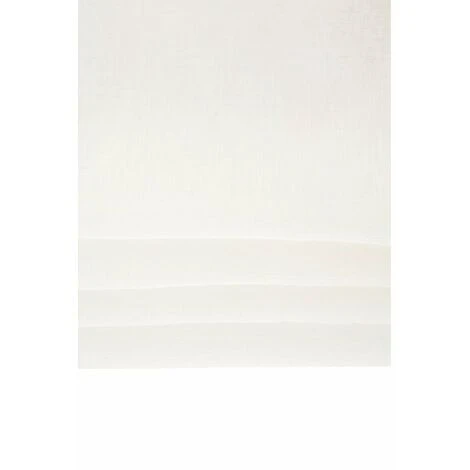 RIDEAUDISCOUNT Paire De Vitrages 45 X 90 Cm Passe Tringle Effet Coton Uni Ecru - Ecru 4 RIDEAUDISCOUNT Paire De Vitrages 45 X 90 Cm Passe Tringle Effet Coton Uni Ecru - Ecru – Image 4