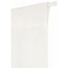 RIDEAUDISCOUNT Paire De Vitrages 60 X 120 Cm Passe Tringle Effet Coton Uni Ecru - Ecru