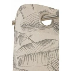 RIDEAUDISCOUNT Rideau Tamisant 135 X 280 Cm à Oeillets Grande Hauteur Imprimé Feuilles Naturel - Naturel -Rideau et tringle Soldes 2024 19792044 4