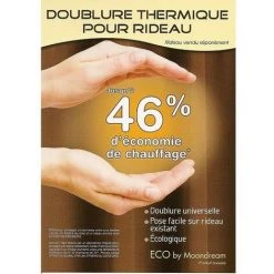 BRUNSWICK Doublure Thermique Eco By Moondream HIVER Fixable Sur Rideau -Rideau et tringle Soldes 2024 1983228 5