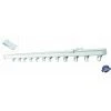 SECODIR Tringle Rail Unirail Laqué Blanc Pour Rideau Avec Glisseur Longueur 1.50 Mètre - Blanc