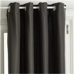 Atmosphera - Rideau Isolant Gris Foncé 140 X 260 Cm