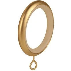 HOMEMAISON Lot De 10 Anneaux Avec Silencieux Doré Diam 20 Mm - Doré