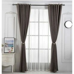 BEARSU Embrasses à Rideaux Embrasse Rideau Aimantée Tressage Magnétiques Rideaux Boucle (Beige) -Rideau et tringle Soldes 2024 25362259 3