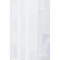 RIDEAUDISCOUNT Voilage 140 X 350 Cm à Oeillets Trés Grande Hauteur Rayures Horizontales Blanc - Blanc 7 RIDEAUDISCOUNT Voilage 140 X 350 Cm à Oeillets Trés Grande Hauteur Rayures Horizontales Blanc - Blanc -Rideau et tringle Soldes 2024 25960323 4