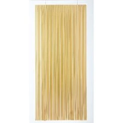 MOREL Rideau De Porte à Lanière Tahiti - 90 X 220 Cm - Brun Et Beige