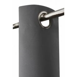 RIDEAUDISCOUNT Rideau Occultant Thermique Phonique 135 X 260 Cm à Oeillets Uni Gris Foncé - Gris -Rideau et tringle Soldes 2024 26214657 4