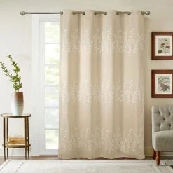 BEST INTERIOR Rideau Occultant Button Ecru 140x260cm - Ecru