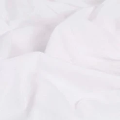 TRUE DEAL Rideaux Avec Anneaux En Métal 2 Pcs Coton 140x225 Cm Blanc -Rideau et tringle Soldes 2024 26659999 4