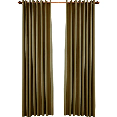 ASUPERMALL Rideaux Exterieurs De Pergola, Rideaux Exterieurs Occultants De Patio, Decor Exterieur Impermeable Avec Oeillet Antirouille Pour Pergola/Porche, 2 Panneaux, 134Cm*160Cm, Cafe 2 ASUPERMALL Rideaux Exterieurs De Pergola, Rideaux Exterieurs Occultants De Patio, Decor Exterieur Impermeable Avec Oeillet Antirouille Pour Pergola/Porche, 2 Panneaux, 134Cm*160Cm, Cafe – Image 2