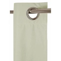 RIDEAUDISCOUNT Rideau Occultant Thermique 135 X 260 Cm à Oeillets Aspect Coton Uni Ecru - Ecru 8 RIDEAUDISCOUNT Rideau Occultant Thermique 135 X 260 Cm à Oeillets Aspect Coton Uni Ecru - Ecru -Rideau et tringle Soldes 2024 27244417 4