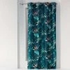 DOUCEUR D'INTÉRIEUR Rideau A Oeillets 140 X 260 Cm Polyester Imprime Blue Garden - Imprimé