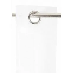 RIDEAUDISCOUNT Voilage 140 X 280 Cm à Oeillets Grande Hauteur Effet Lin Uni Blanc - Blanc 7 RIDEAUDISCOUNT Voilage 140 X 280 Cm à Oeillets Grande Hauteur Effet Lin Uni Blanc - Blanc -Rideau et tringle Soldes 2024 27393857 4