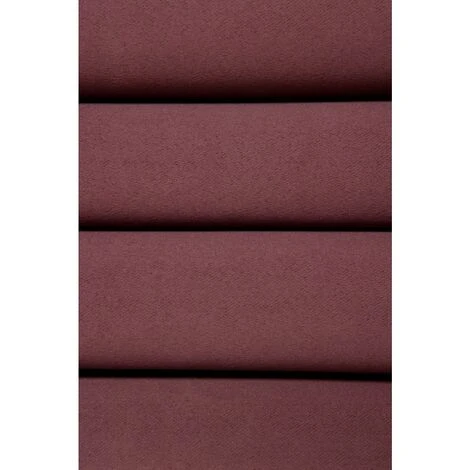 RIDEAUDISCOUNT Rideau Occultant 140 X 240 Cm à Oeillets Uni Prune - Violet 5 RIDEAUDISCOUNT Rideau Occultant 140 X 240 Cm à Oeillets Uni Prune - Violet – Image 5