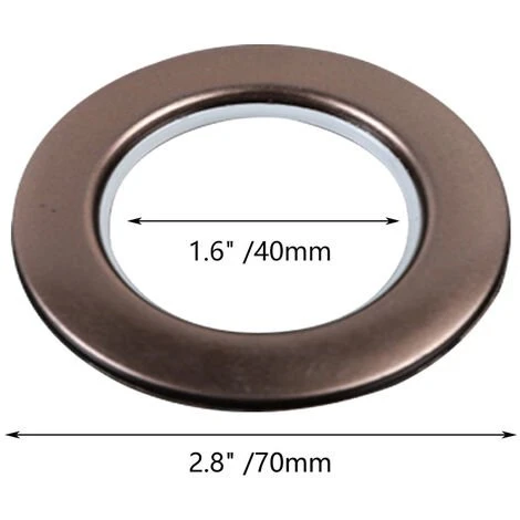 LONGZIMING Oeillet De Rideau 80 Pièces, Anneaux D'oeillet De Rideau Clips Diamètre Intérieur 46mm Anneaux De Bricolage Pour Rideau De Fenêtre, Rideau De Douche, Rideaux De Porte De Vestiaire 5 LONGZIMING Oeillet De Rideau 80 Pièces, Anneaux D'oeillet De Rideau Clips Diamètre Intérieur 46mm Anneaux De Bricolage Pour Rideau De Fenêtre, Rideau De Douche, Rideaux De Porte De Vestiaire – Image 5