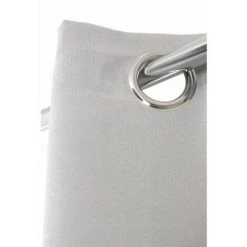 RIDEAUDISCOUNT Rideau Obscurcissant 135 X 240 Cm à Oeillets Uni Gris Clair - Gris 8 RIDEAUDISCOUNT Rideau Obscurcissant 135 X 240 Cm à Oeillets Uni Gris Clair - Gris -Rideau et tringle Soldes 2024 28112573 4
